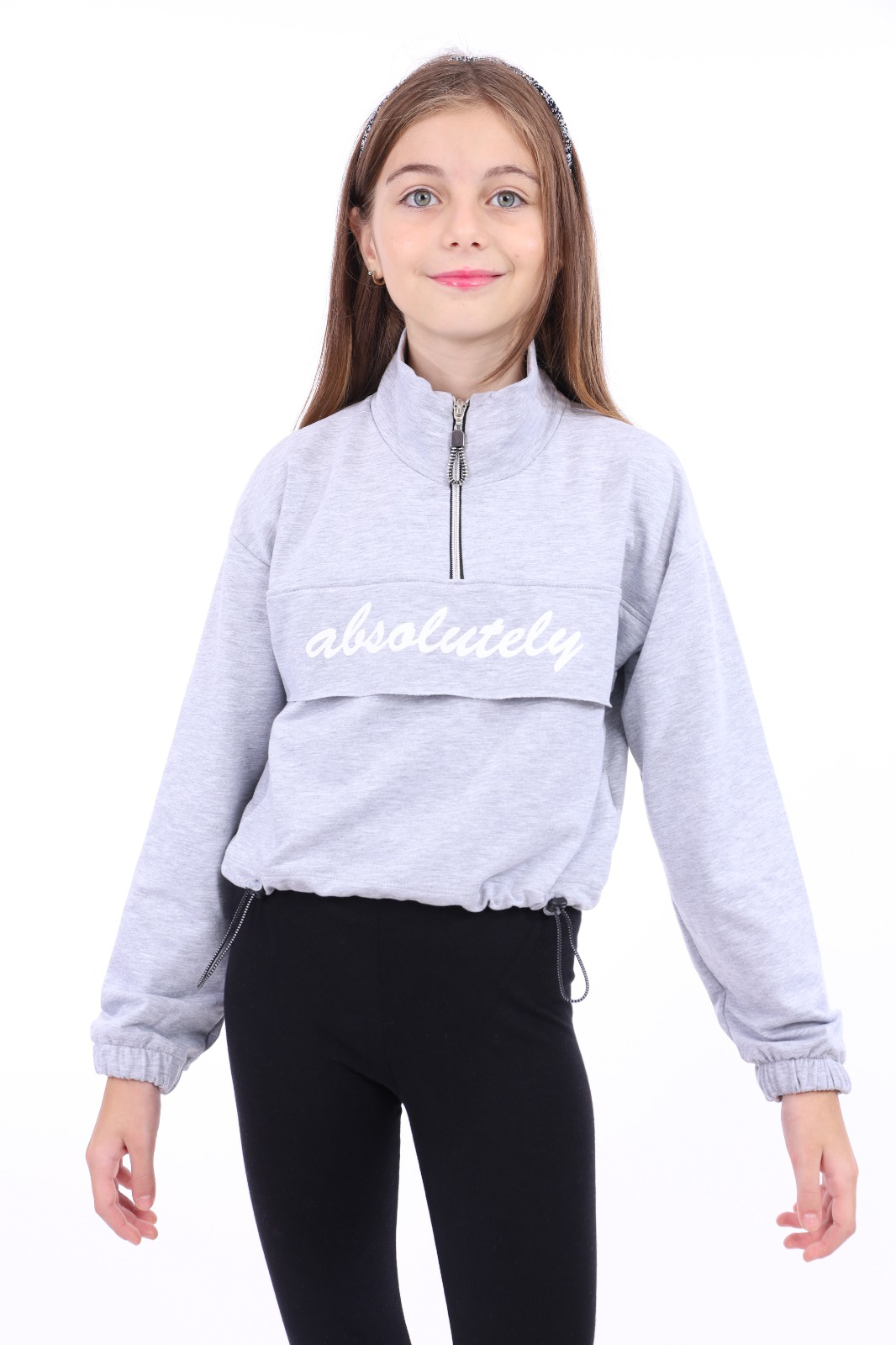 Toontoy Kız Çocuk Baskılı Sweatshirt
