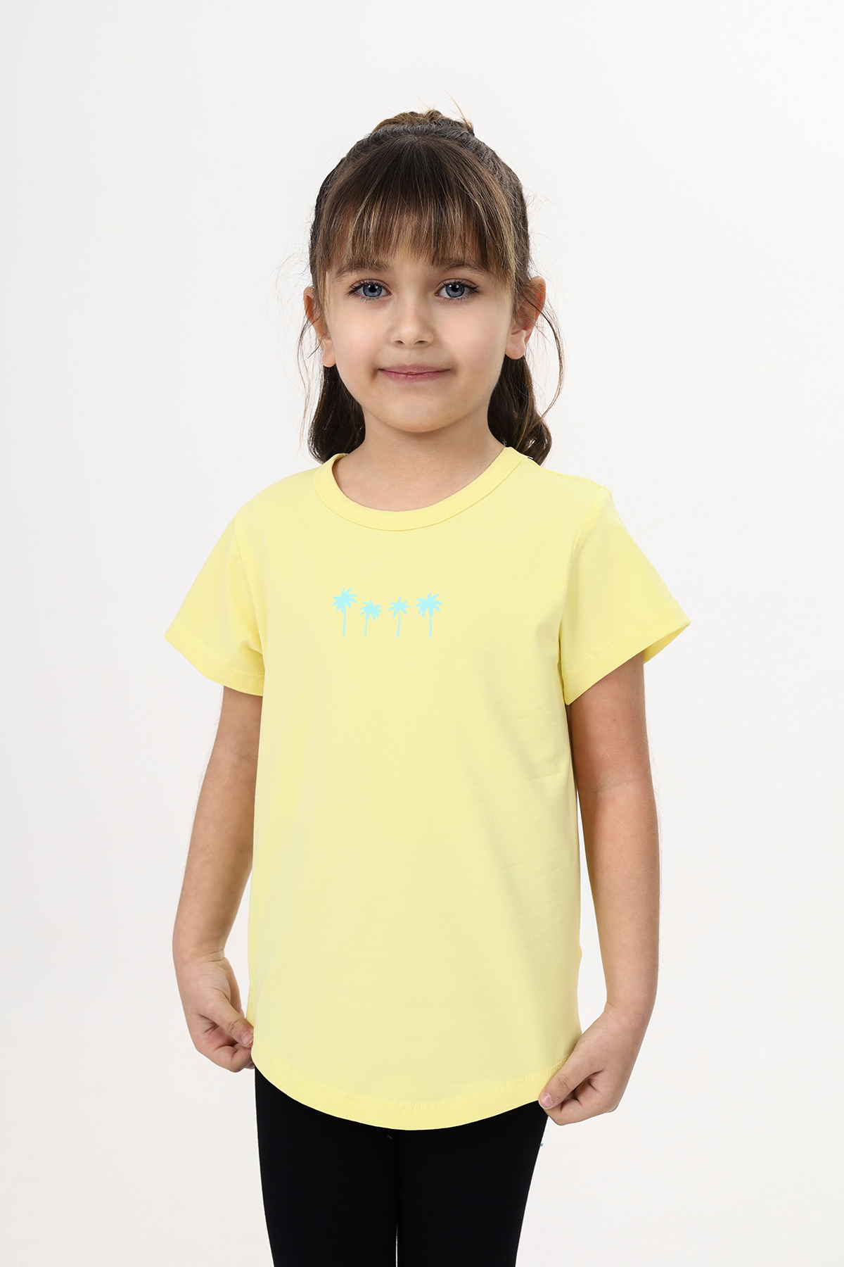 Toontoy Kız Çocuk Baskılı Tişört