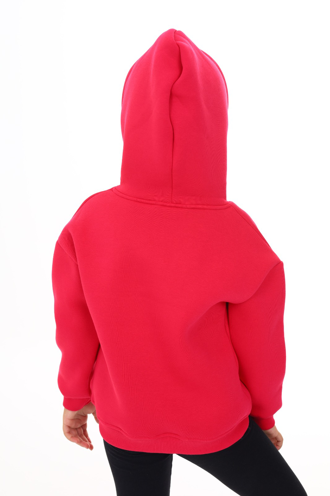 Toontoy Kız Çocuk Kapüşonlu Natural Nakışlı Sweatshirt