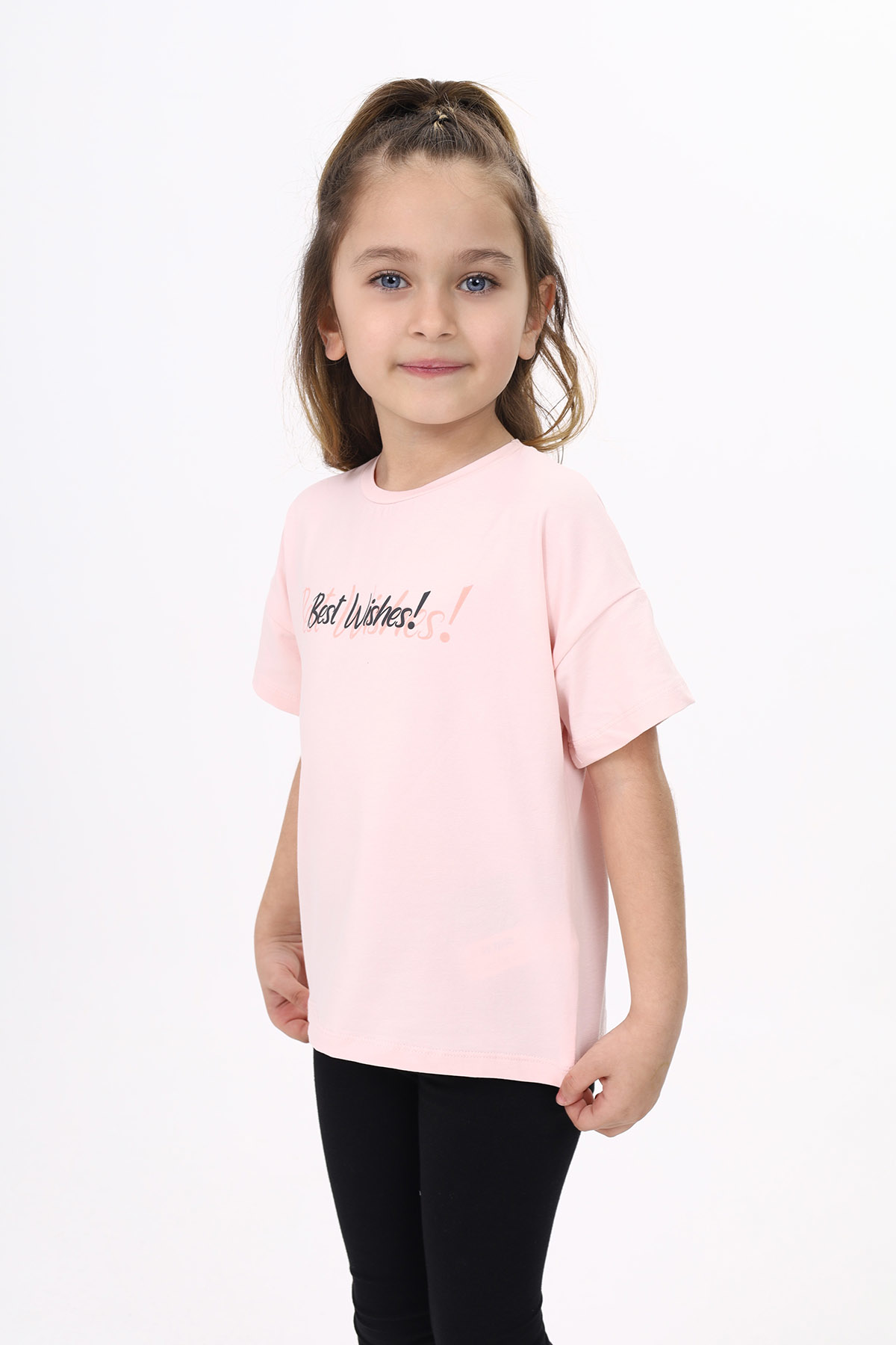 Toontoy Kız Çocuk Baskılı Tişört