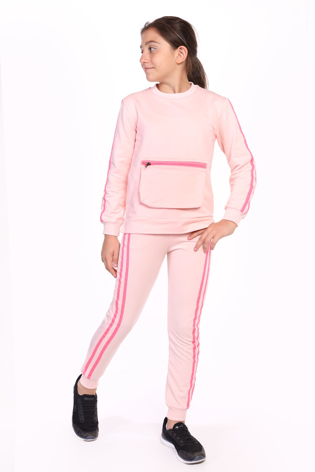 Toontoy Kız Çocuk Nakışlı Sweatshirt