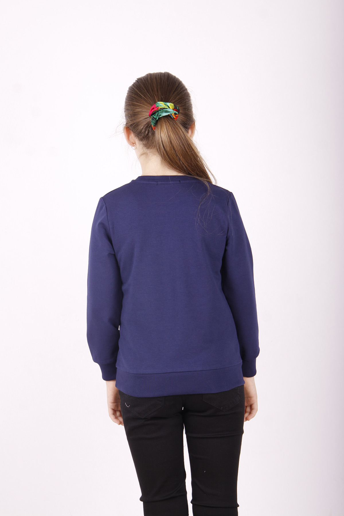 Toontoy Kız Çocuk Şapkası 3D Baskılı Sweatshirt