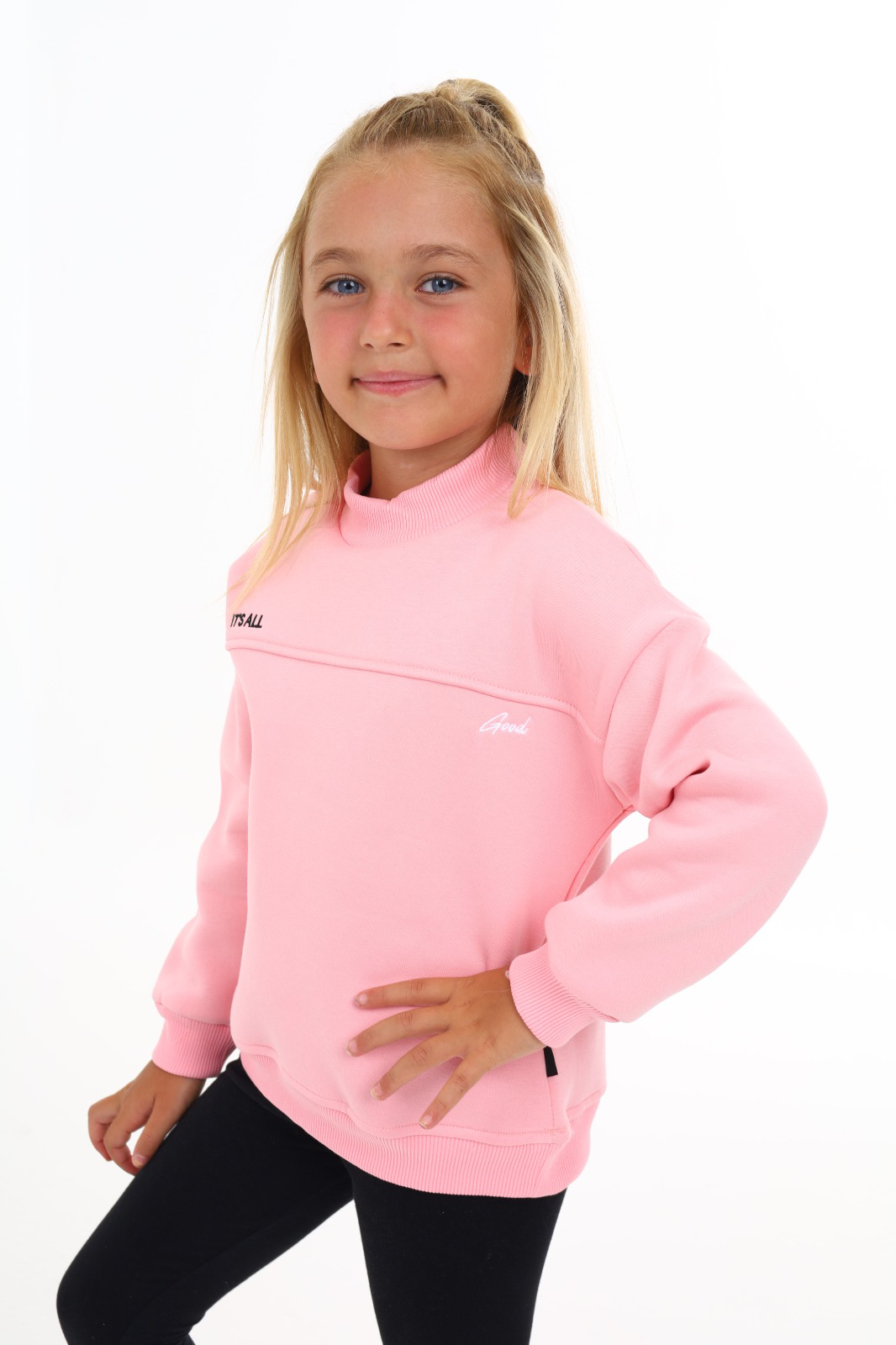 Toontoy Kız Çocuk Nakışlı Sweatshirt