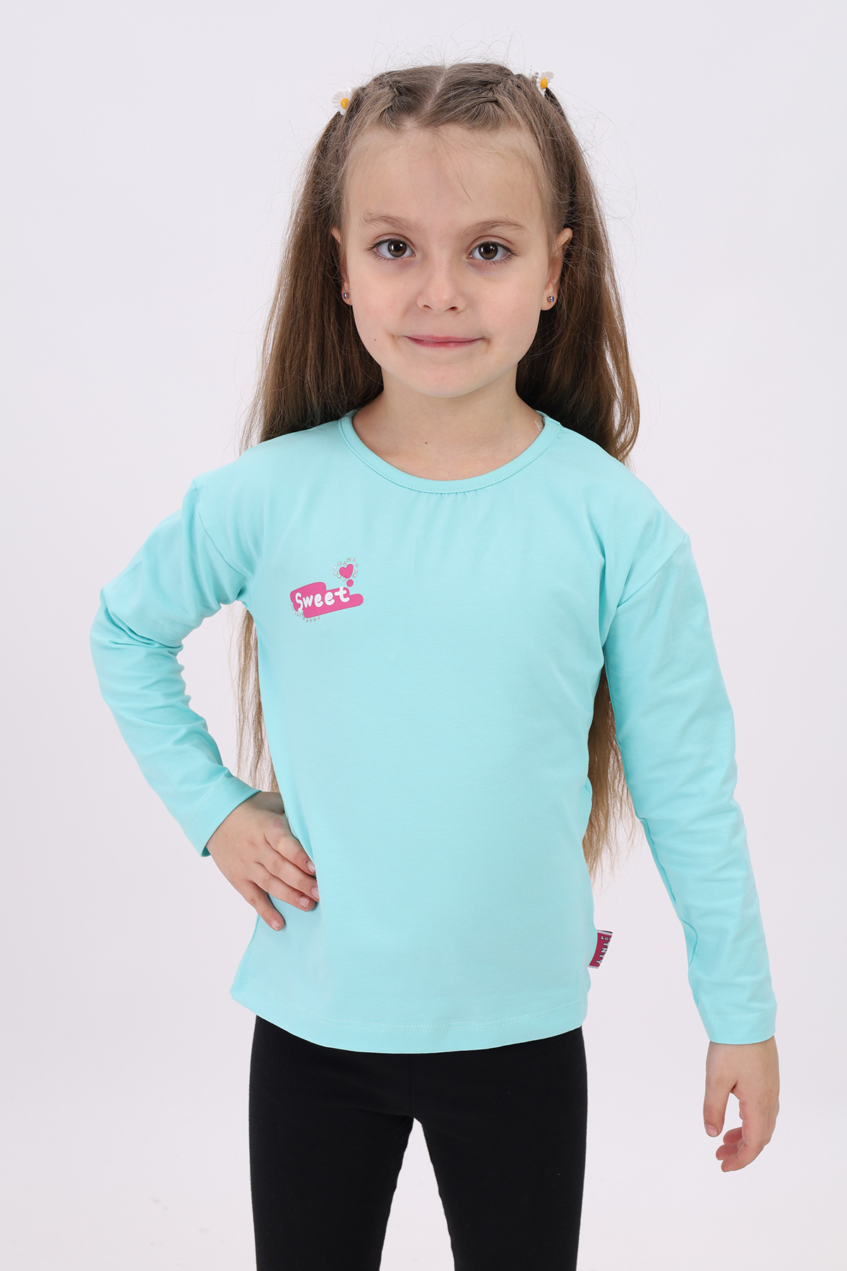 Toontoy Kız Çocuk  Sweet Baskılı Tişört