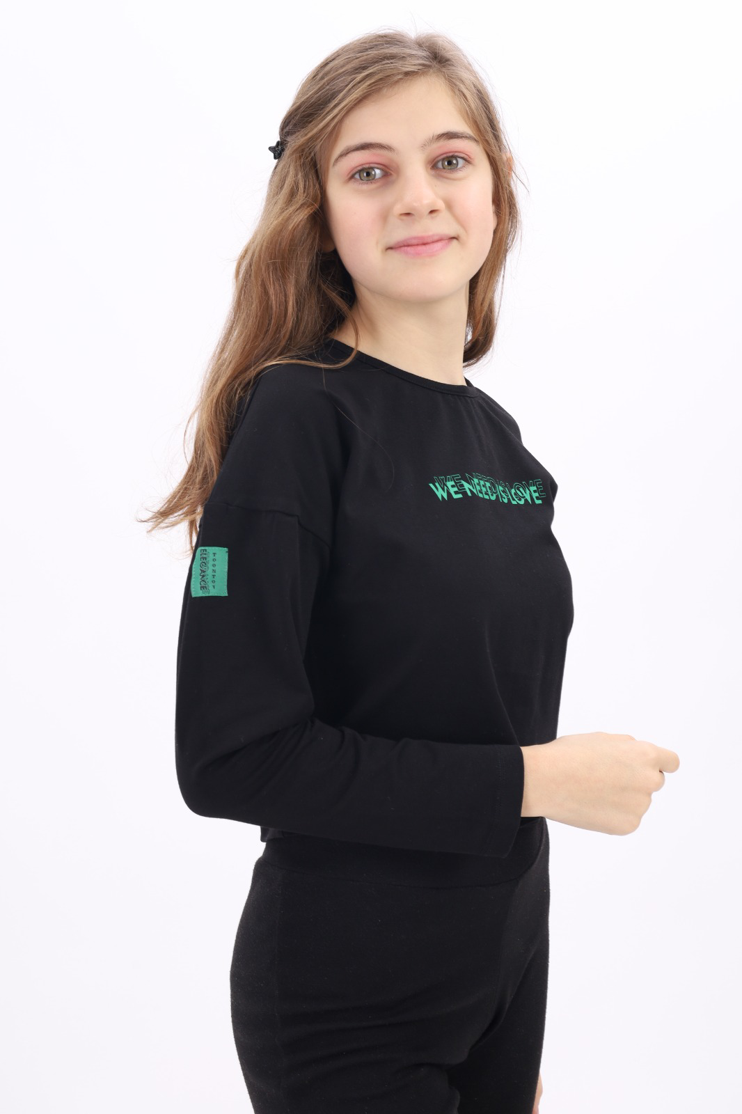 Toontoy Kız Çocuk Baskılı Tişört