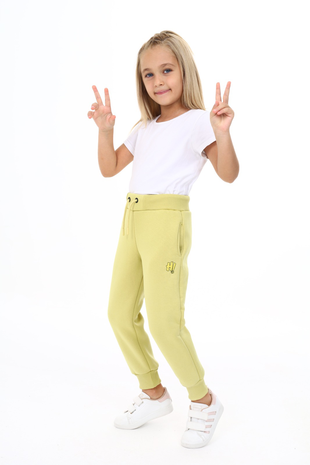 Toontoy Kız Çocuk H! Nakışlı Eşofman Alt