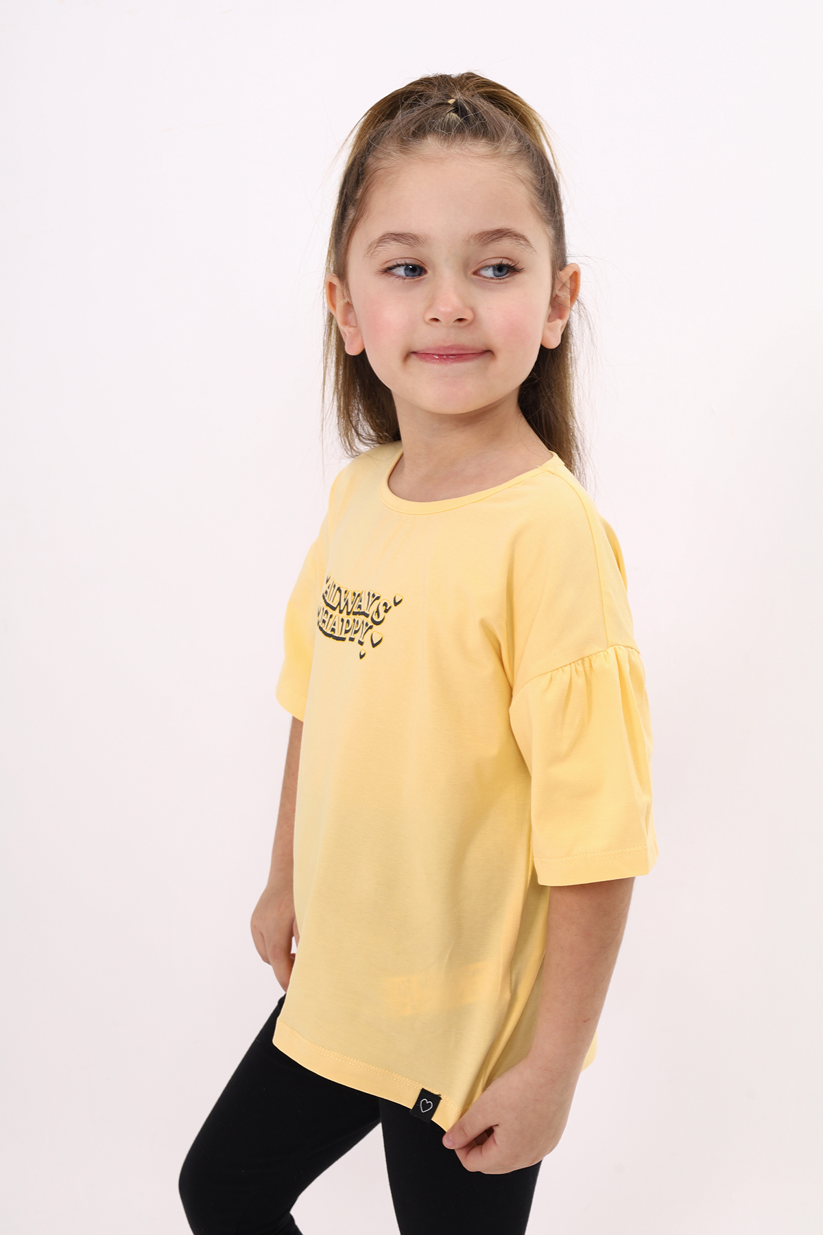 Toontoy Kız Çocuk Baskılı Tişört