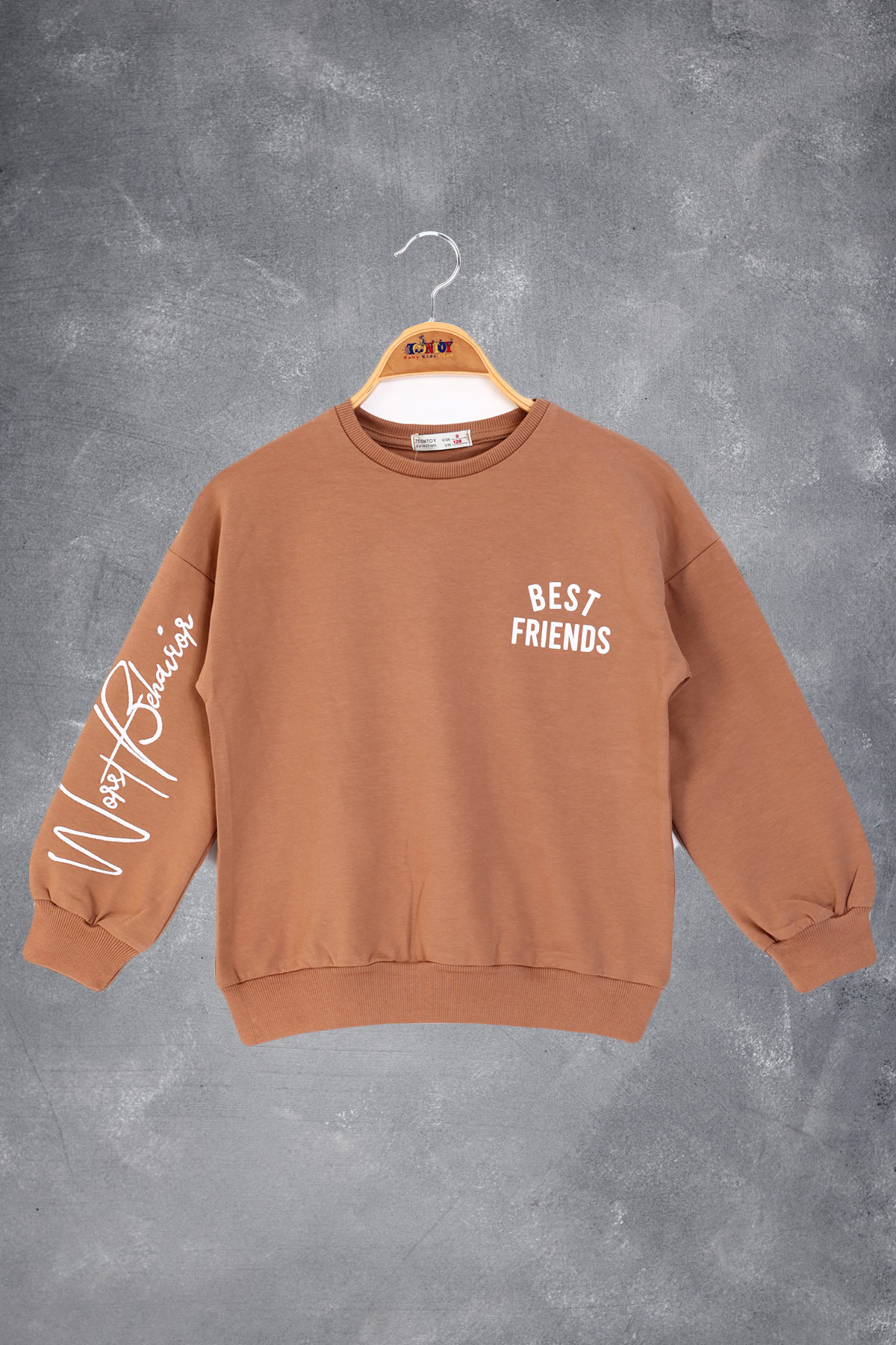 Toontoy Kız Çocuk Best Frıends Baskılı Sweatshirt