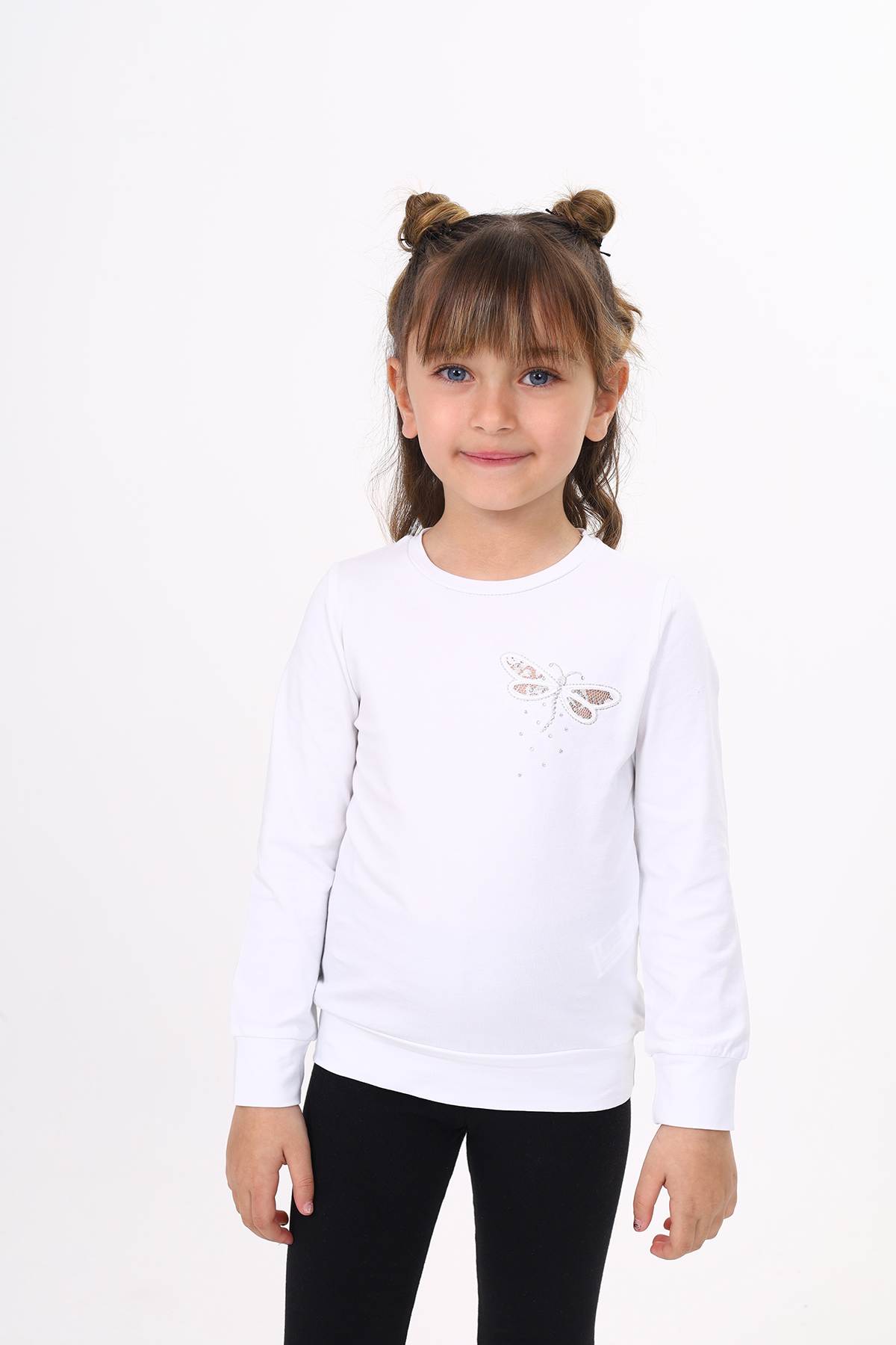 Toontoy Kız Çocuk Yusufcuk Nakışlı Tişört