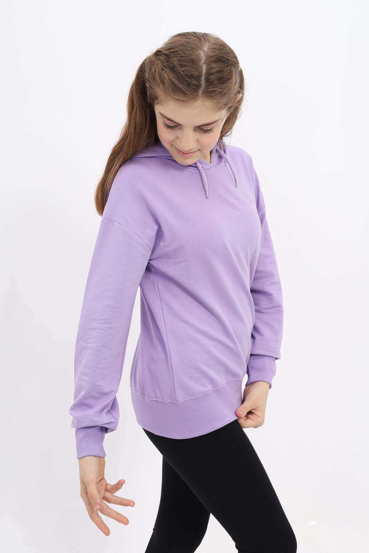 Toontoy Kız Çocuk Nakışlı Sweatshirt