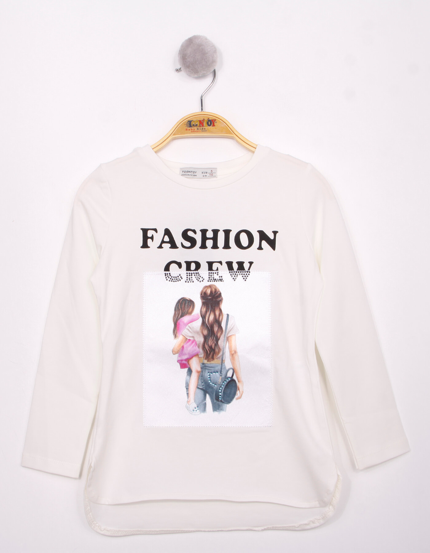 Toontoy Kız Çocuk Fashion Baskılı Tişört