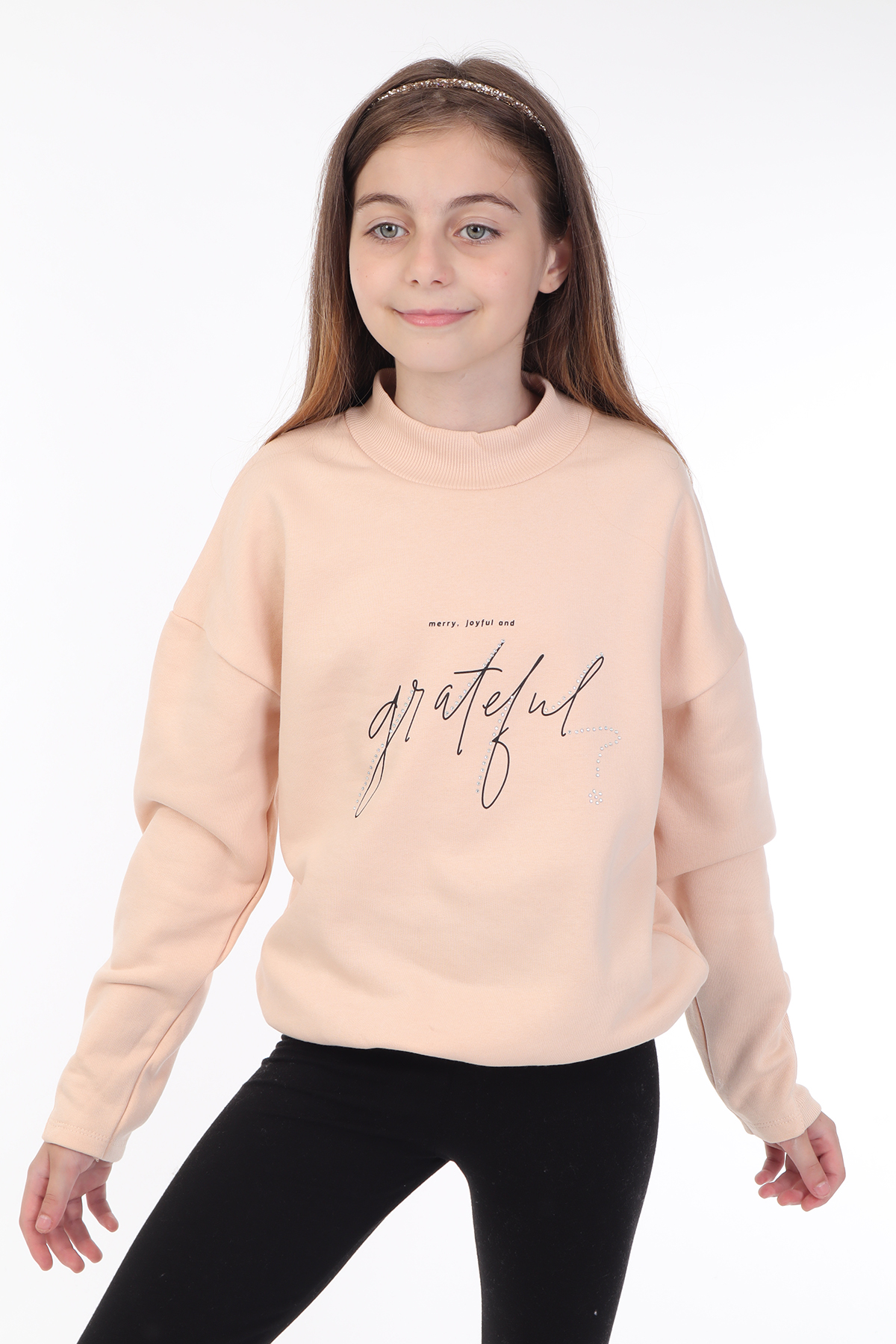 Toontoy Kız Çocuk Baskılı Sweatshirt