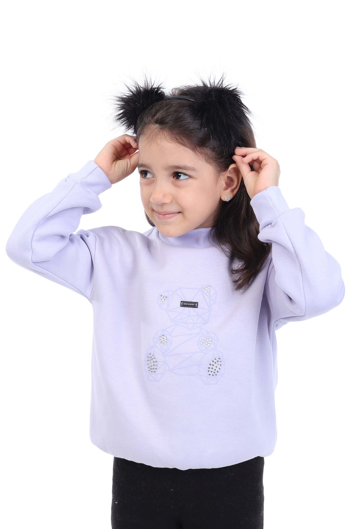 Toontoy Kız Çocuk Baskılı Sweatshirt
