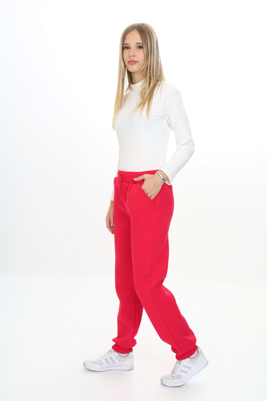 Toontoy Kız Çocuk Nakışlı Eşofman Alt