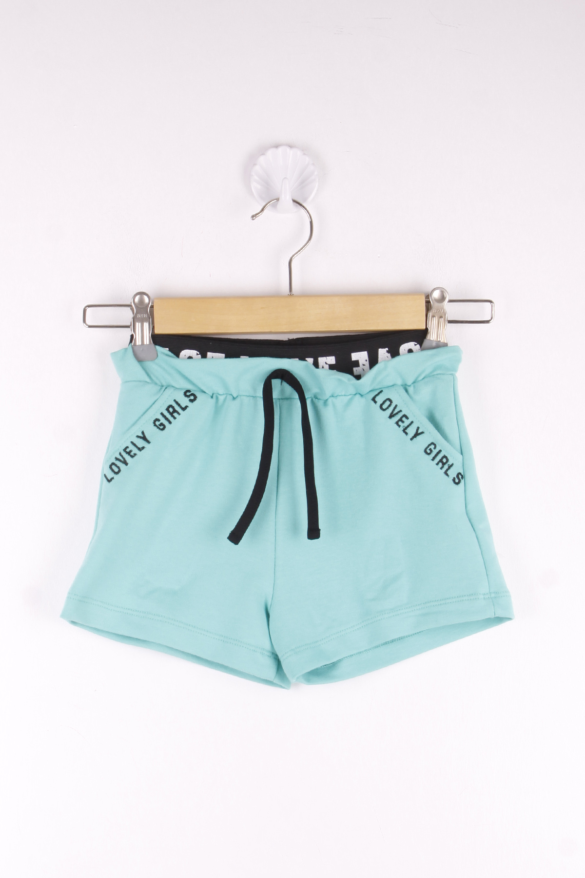 Toontoy Kız Çocuk Lovely Baskılı Cepli Şort