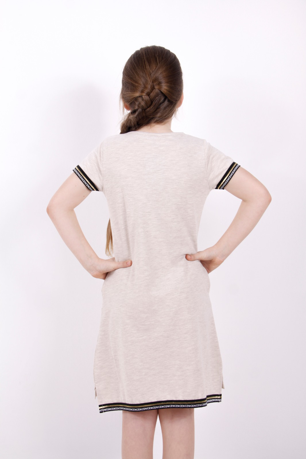 Toontoy Kız Çocuk Fabulous Baskılı Elbise