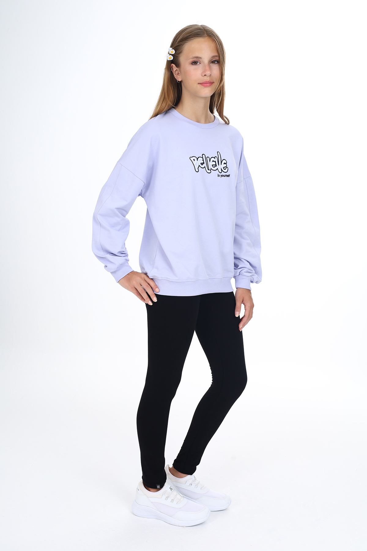 Toontoy Kız Çocuk Belıeve Nakışlı Taytlı Takım