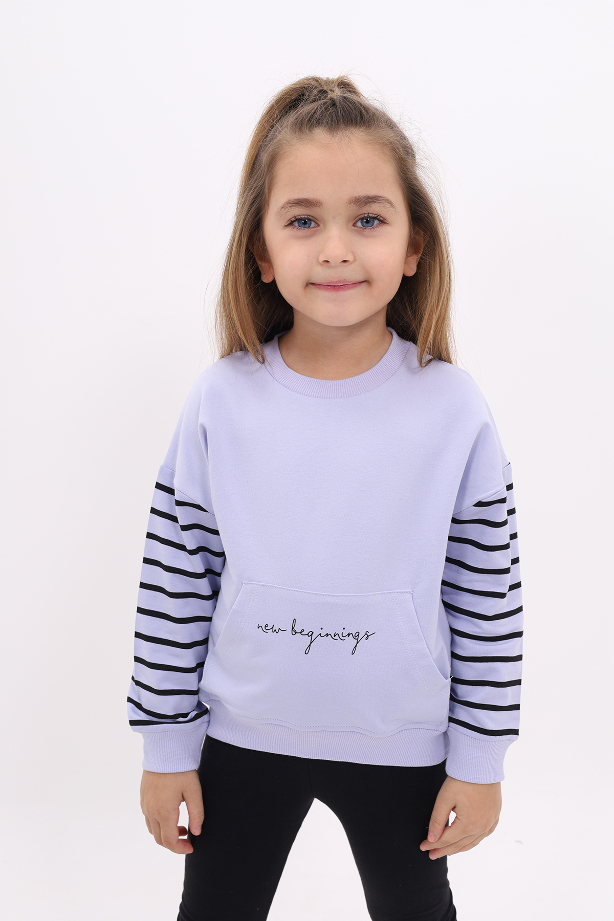 Toontoy Kız Çocuk Baskılı Sweatshirt