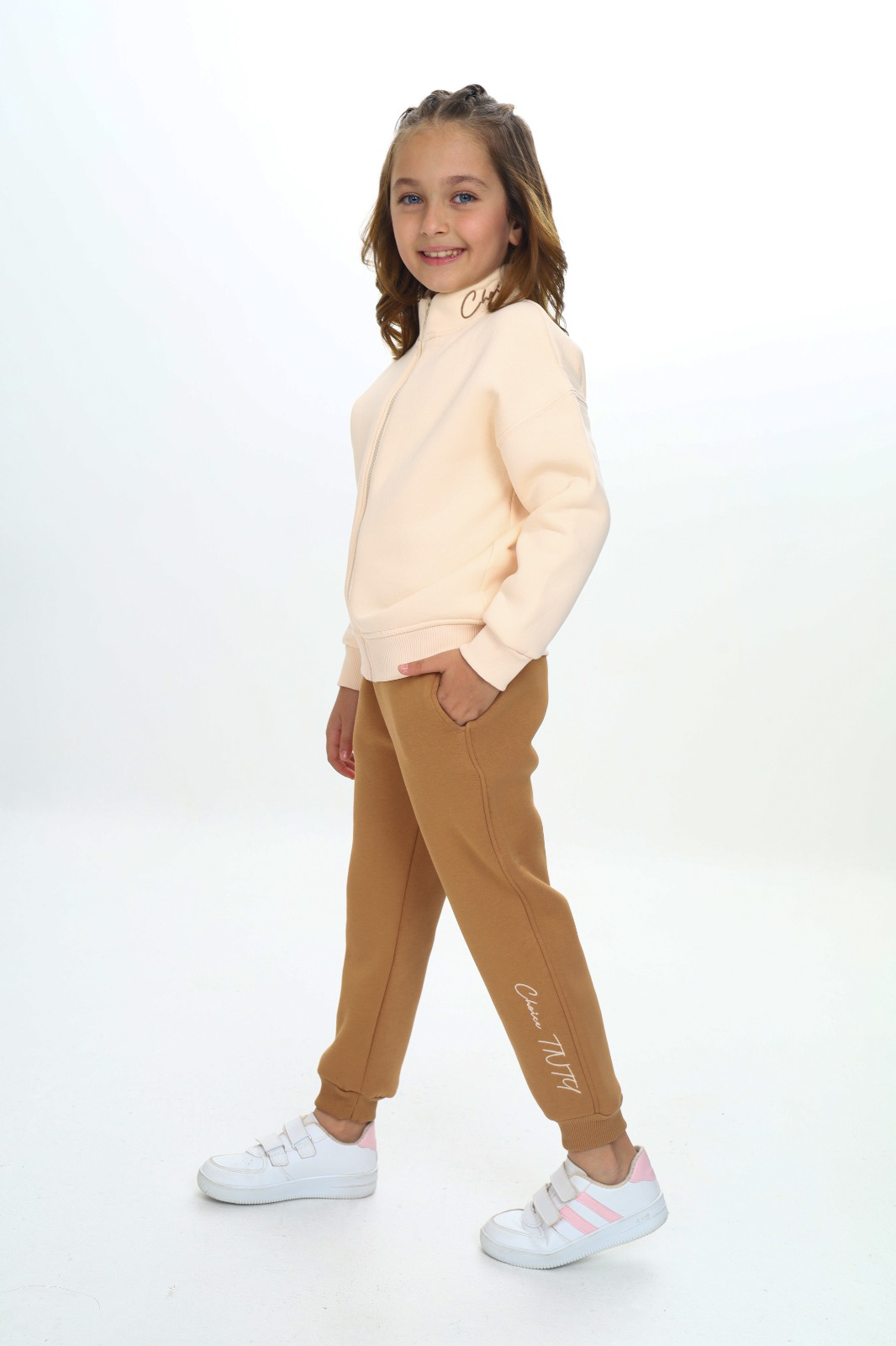 Toontoy Kız Çocuk Tnty Style Nakışlı Eşofman Takım