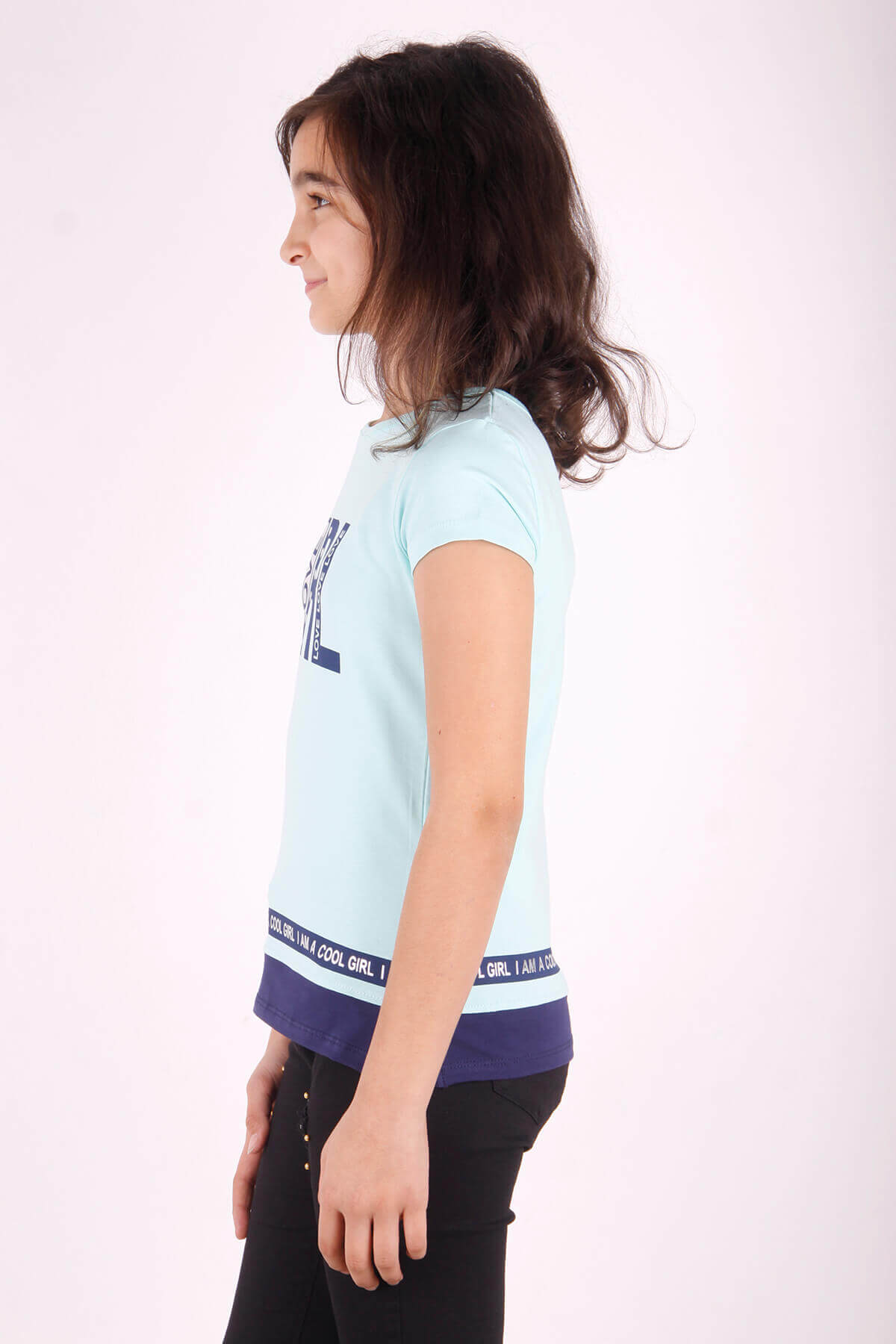 Toontoy Kız Çocuk Baskılı T-Shirt