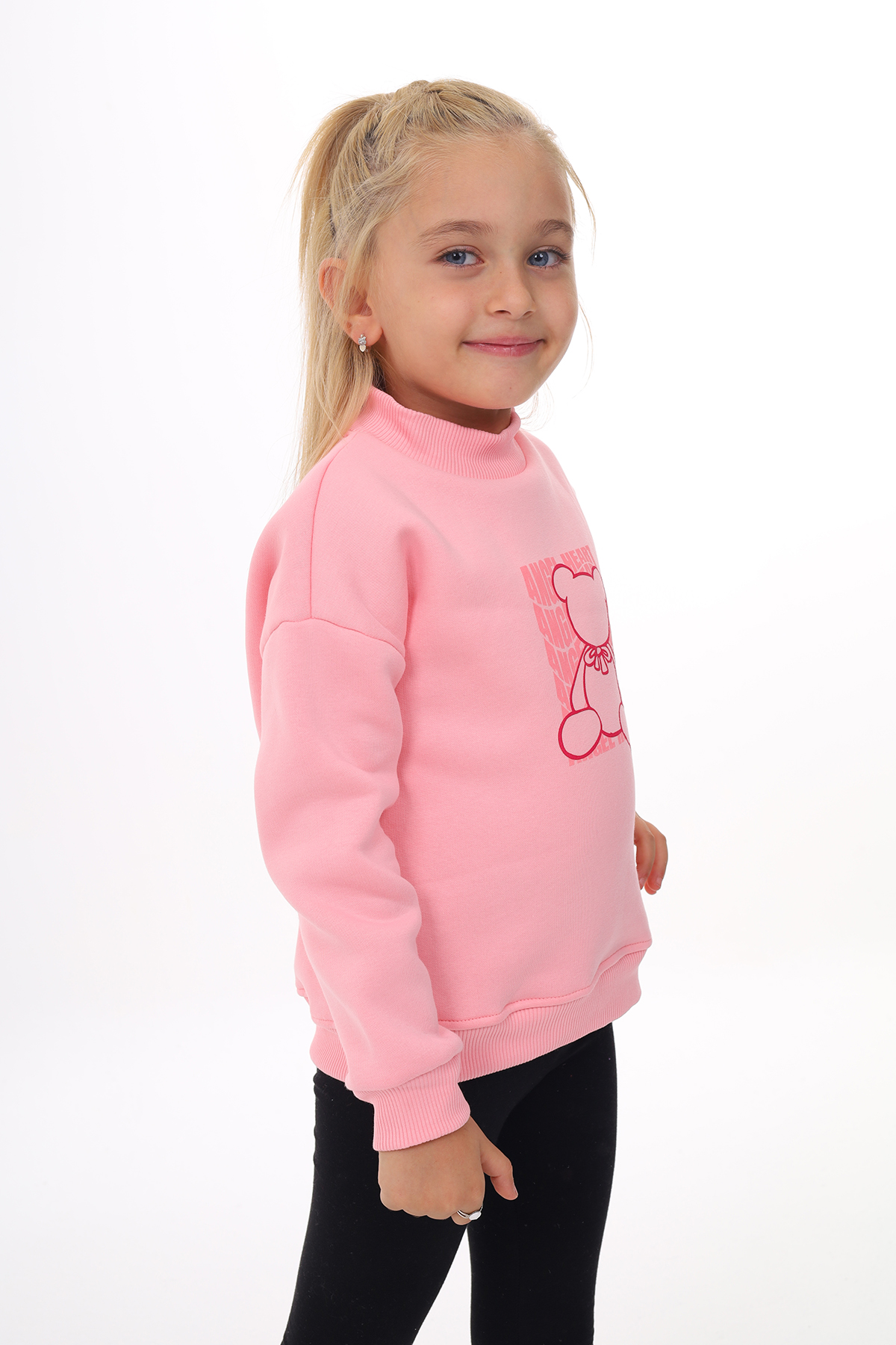 Toontoy Kız Çocuk Baskılı Sweatshirt