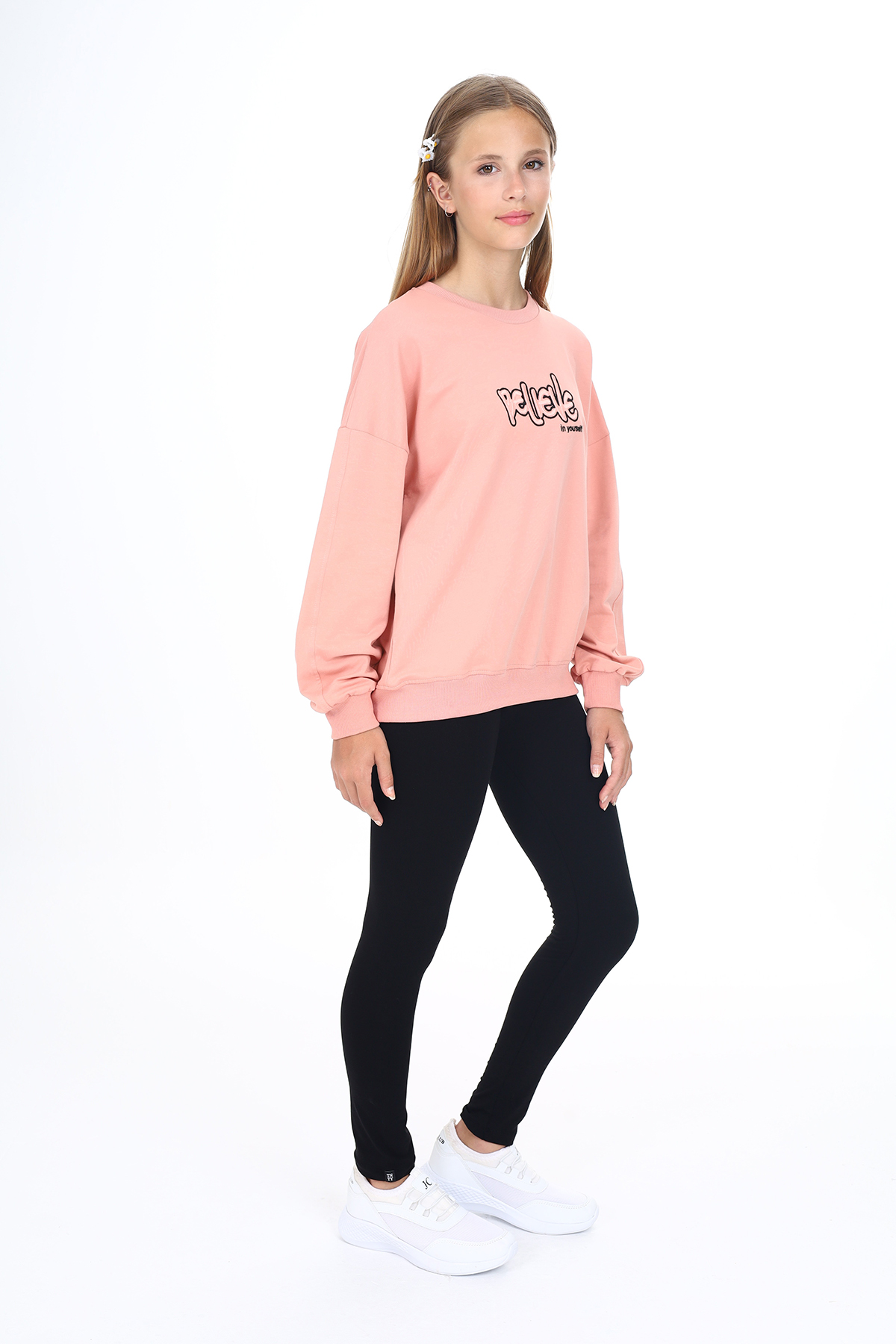 Toontoy Kız Çocuk Belıeve Nakışlı Taytlı Takım