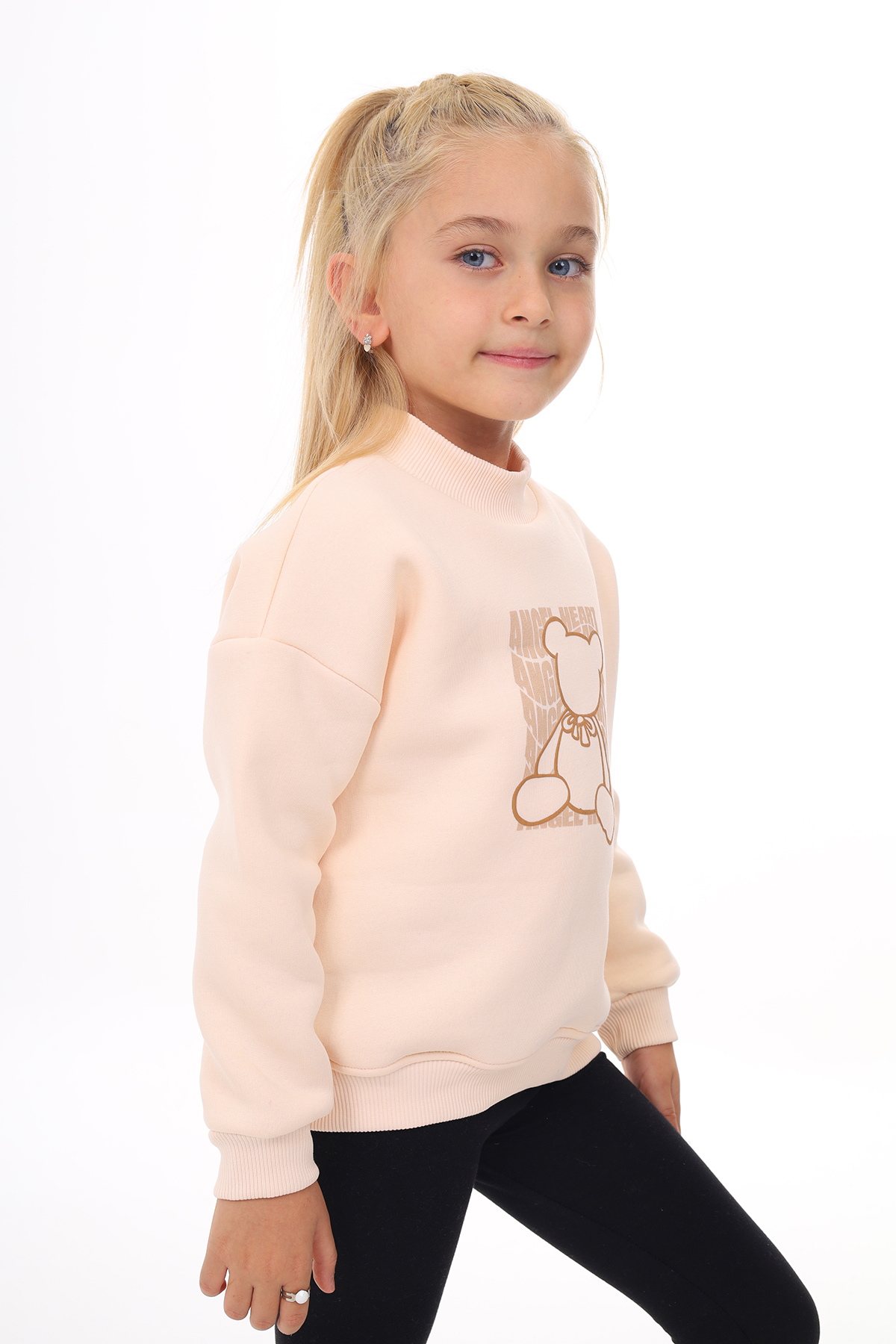 Toontoy Kız Çocuk Baskılı Sweatshirt