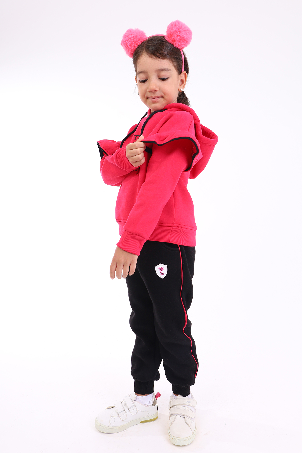 Toontoy Kız Çocuk Baskılı Eşofman Takım