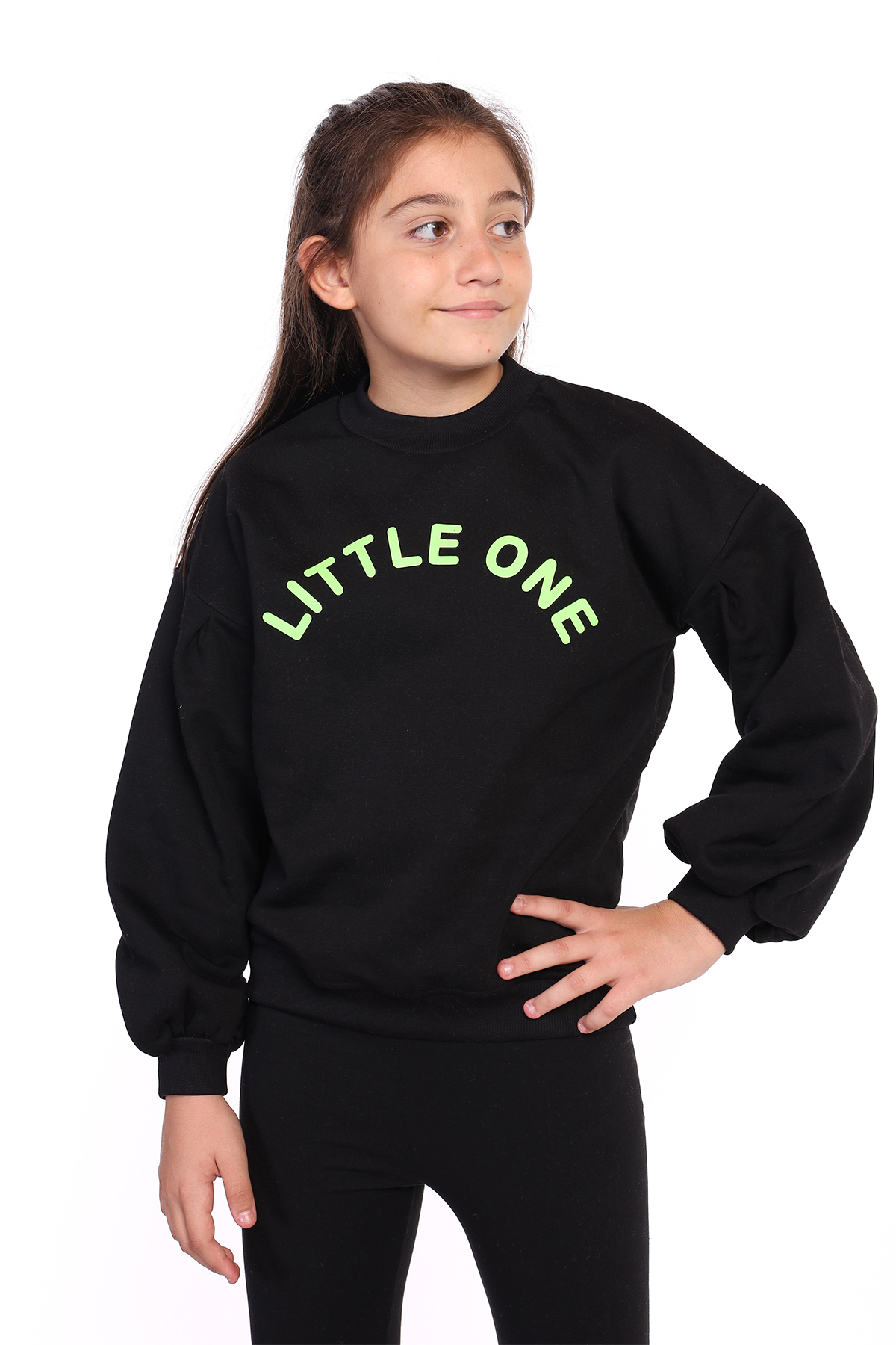 Toontoy Kız Çocuk Lıttle One Baskılı Sweatshirt