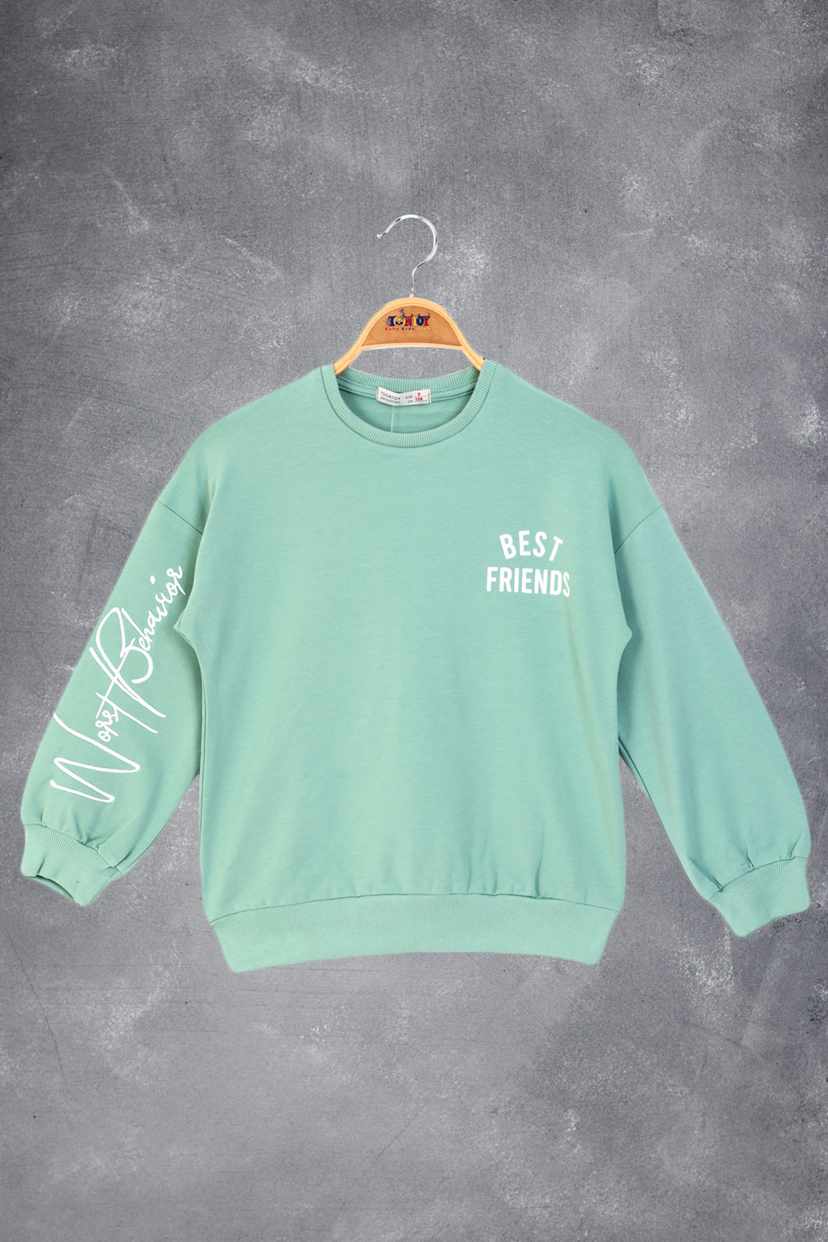 Toontoy Kız Çocuk Best Frıends Baskılı Sweatshirt