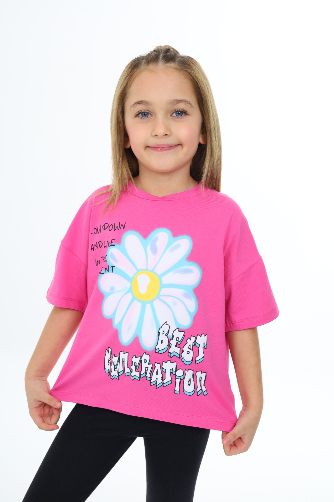 Toontoy Kız Çocuk Best Generatıon Baskılı Tişört