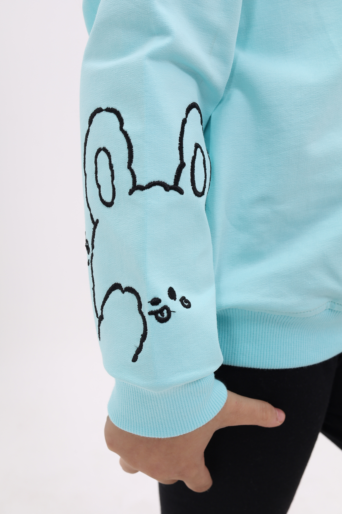 Toontoy Kız Çocuk Nakışlı Sweatshirt