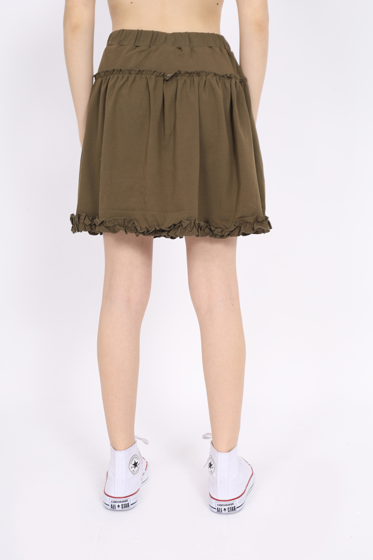 Toontoy  Kız Çocuk Etek Fırfırlı Büzgülü