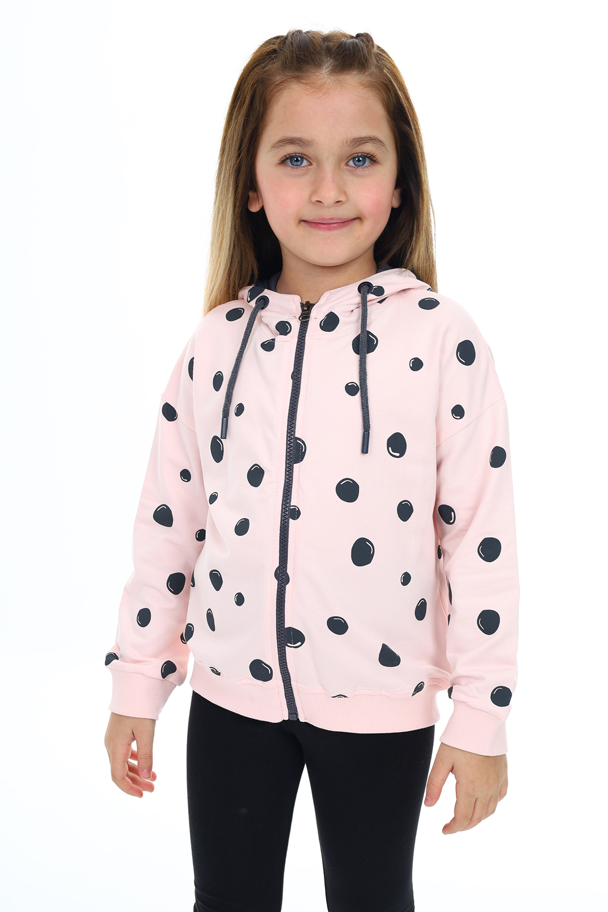 Toontoy  Kiz Çocuk Baskili Hirka