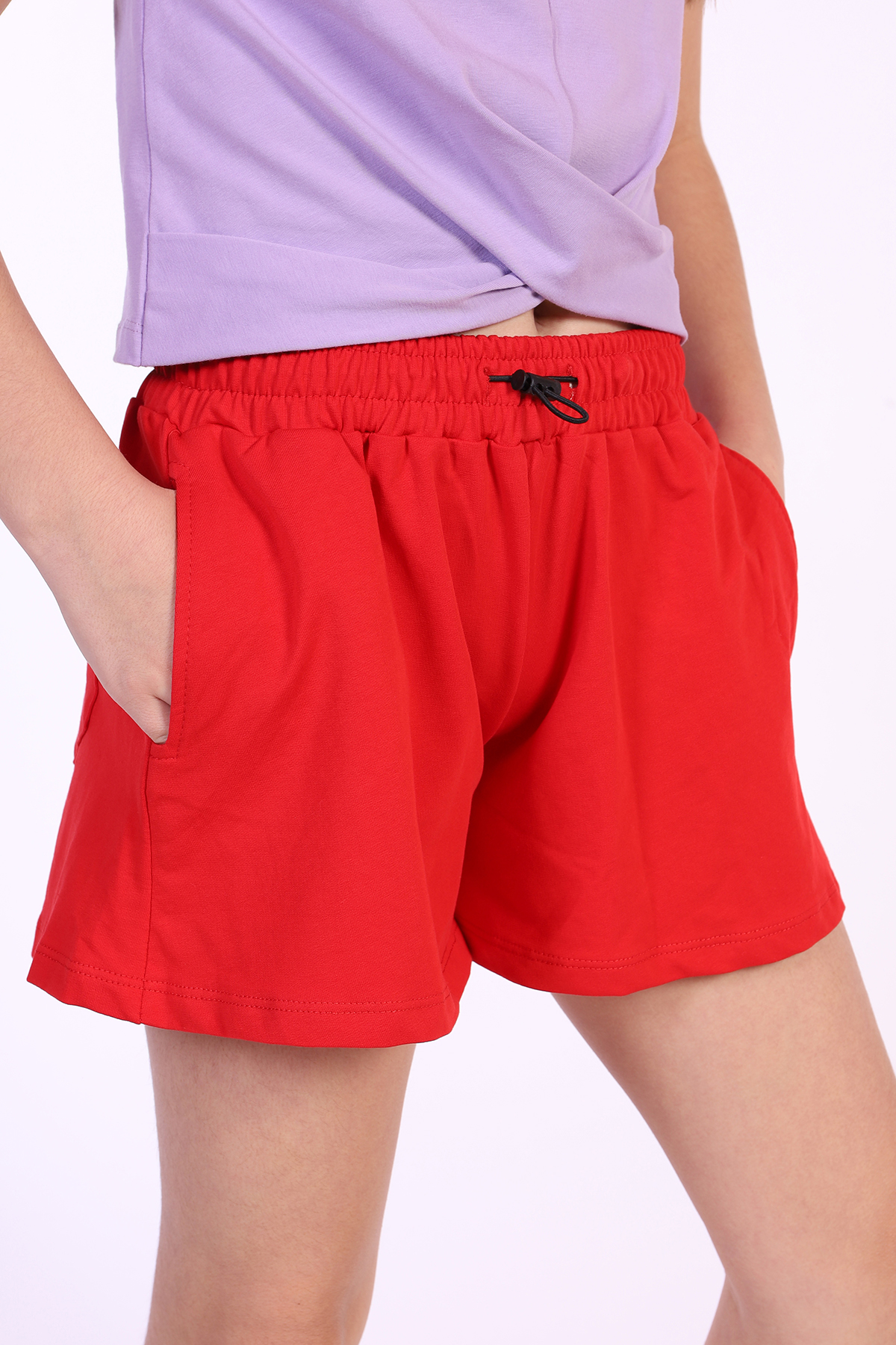 Toontoy  Kız Çocuk Arka Awesome Baskılı Şort