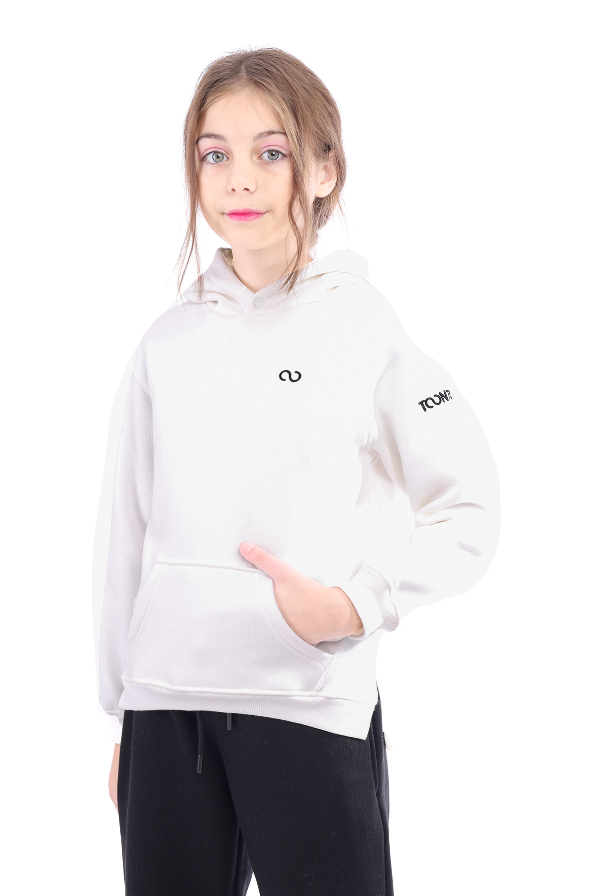 Toontoy Kız Çocuk Nakışlı Sweatshirt