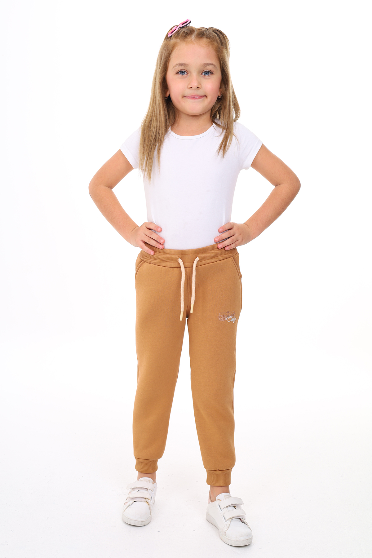 Toontoy Kız Çocuk Nakışlı Eşofman Alt