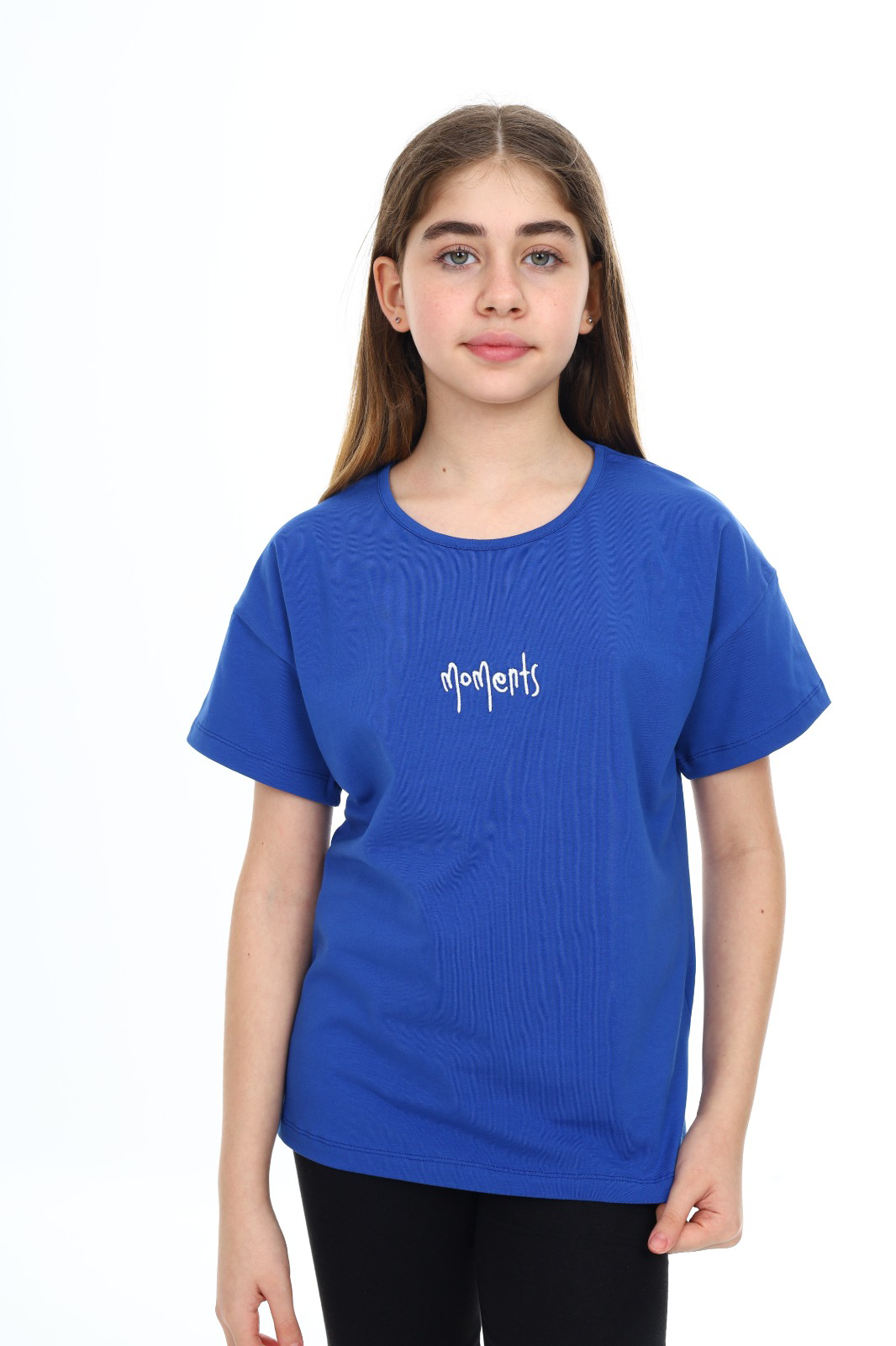 Toontoy Kız Çocuk Nakışlı Tişört
