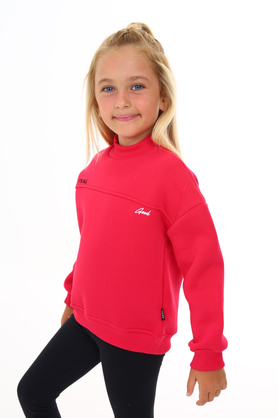 Toontoy Kız Çocuk Nakışlı Sweatshirt