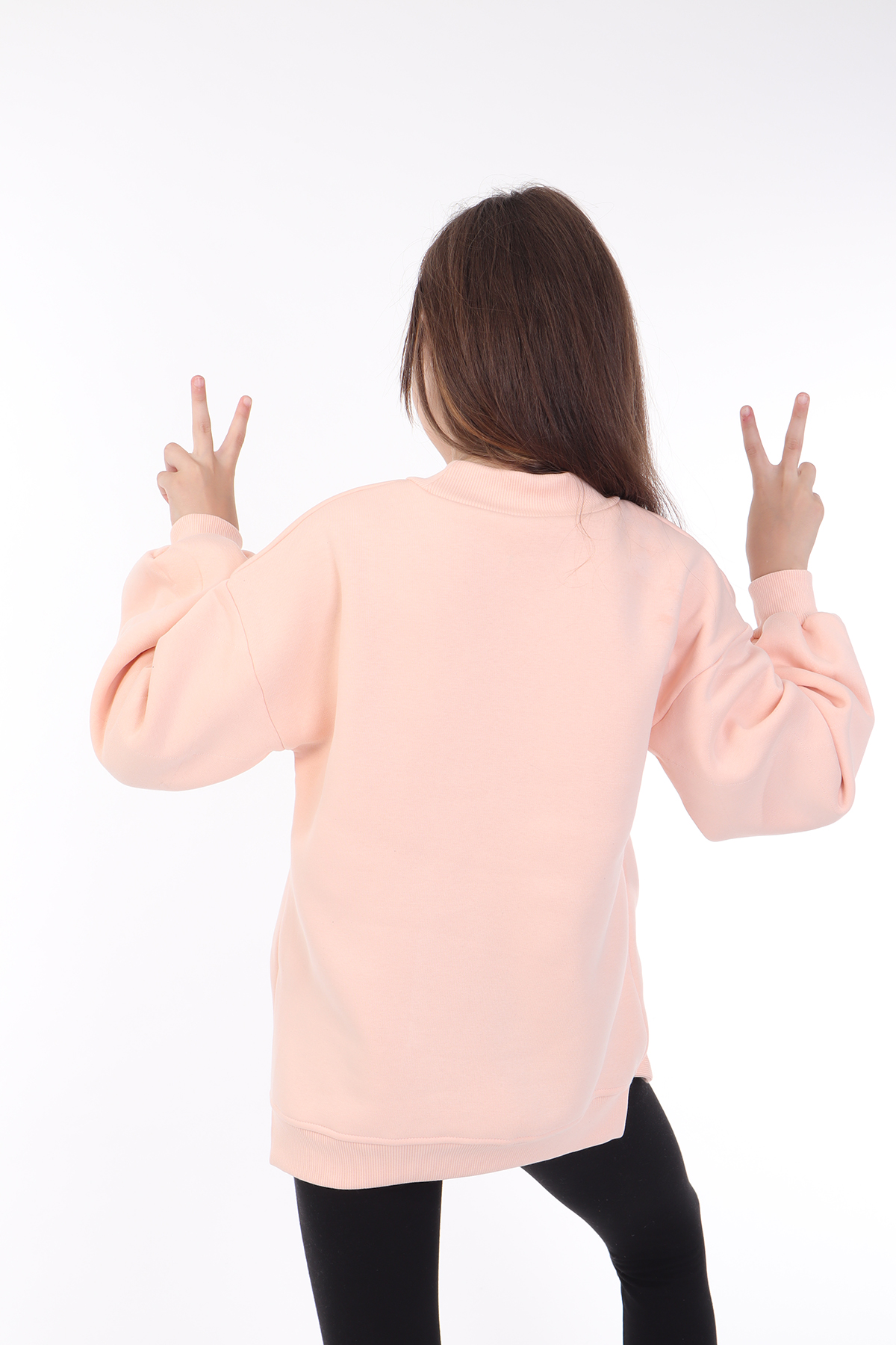 Toontoy Kız Çocuk Nakışlı Sweatshirt