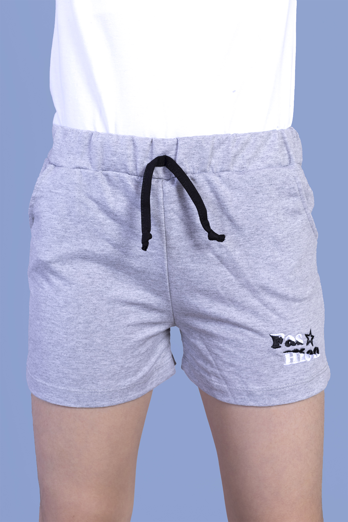 Toontoy  Kız Çocuk İki Yanı Cepli Arkası Baskı Detaylı Şort