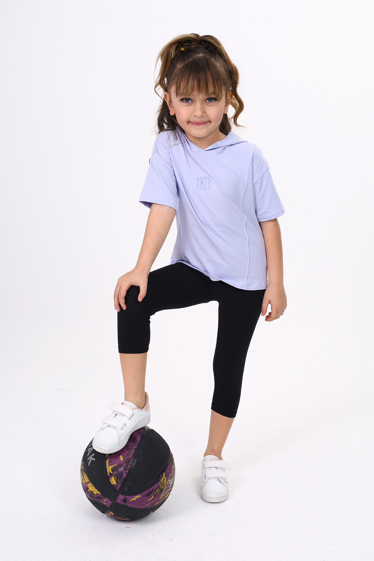 Toontoy Kız Çocuk Nakışlı Tişört