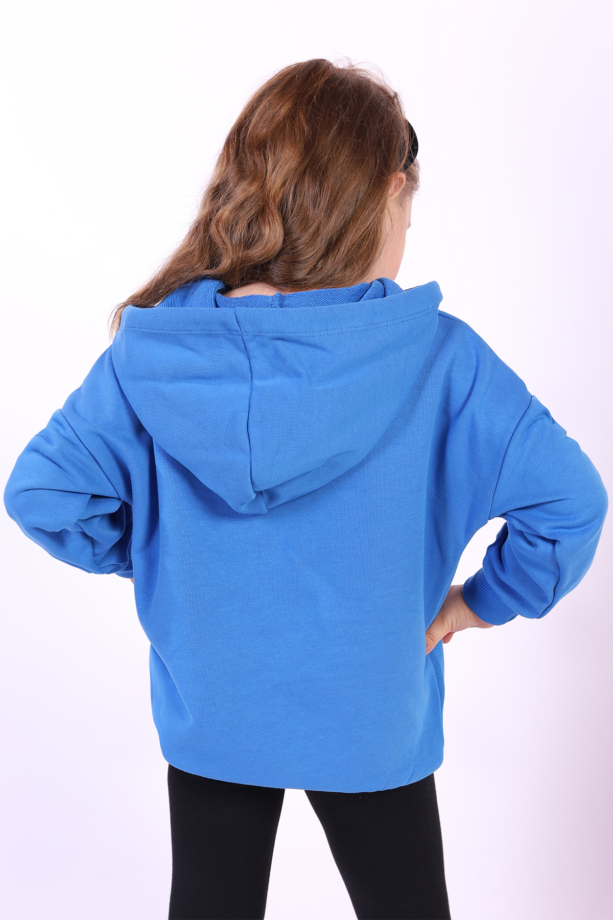 Toontoy Kız Çocuk Kanguru Cepli Sweatshirt