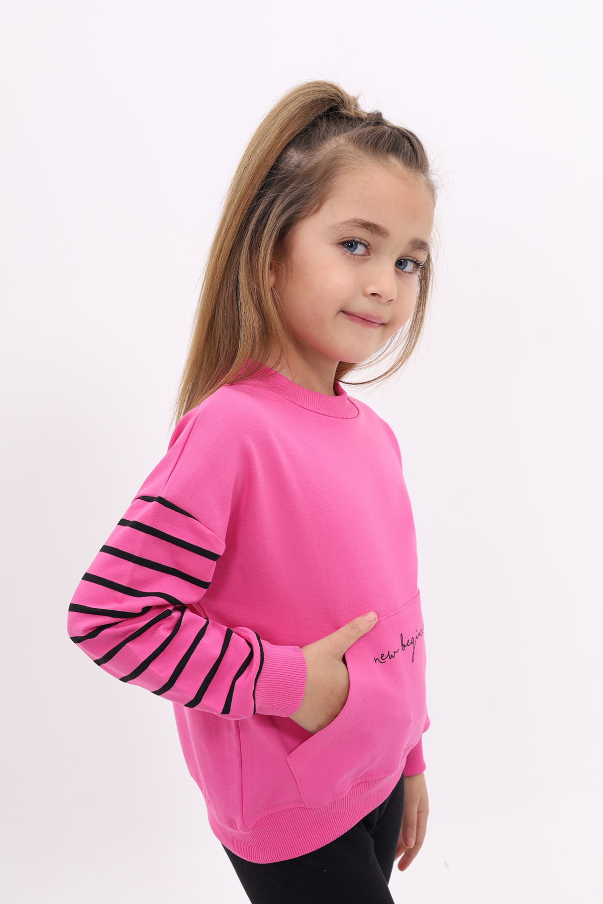 Toontoy Kız Çocuk Baskılı Sweatshirt