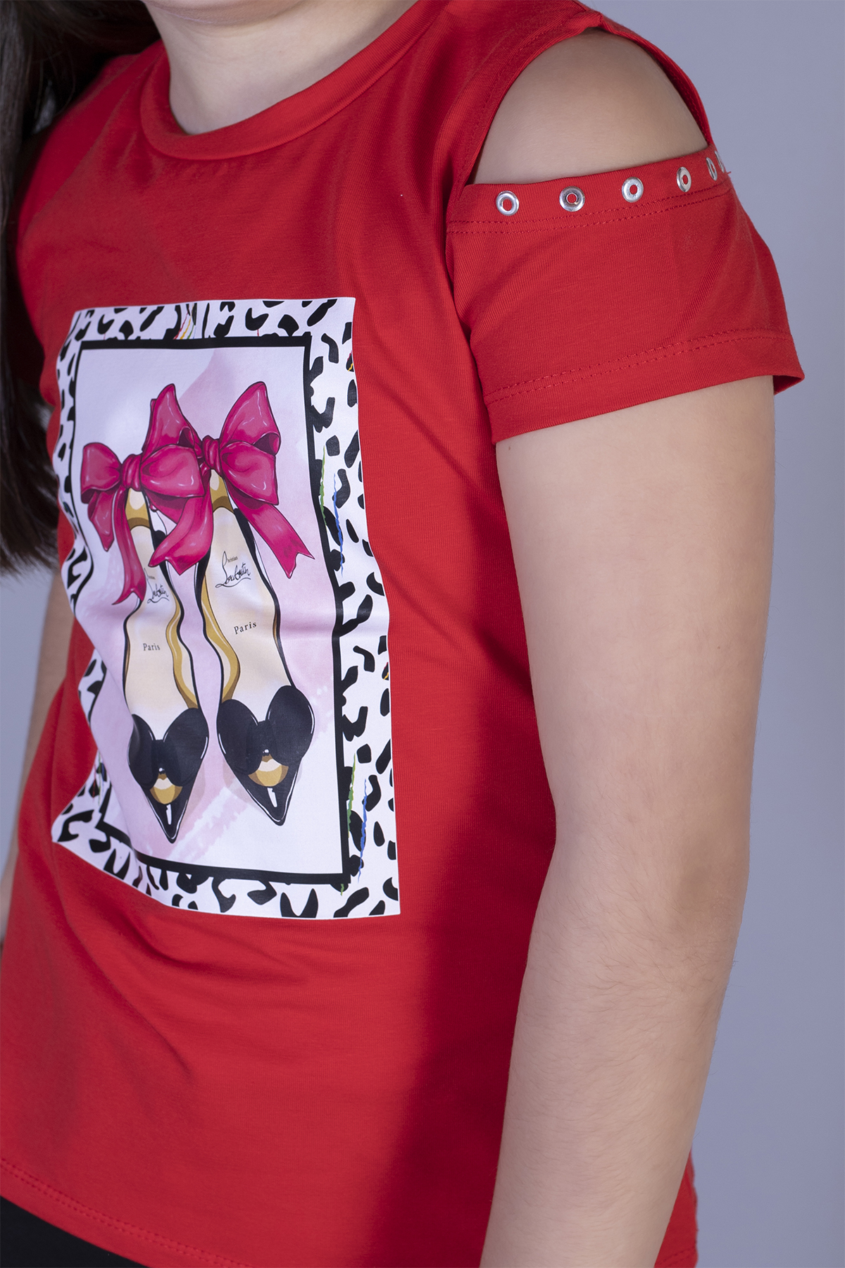 Toontoy Kız Çocuk Baskılı Tişört