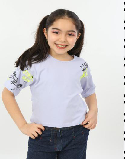 Toontoy Kız Çocuk Street Baskılı Tişört