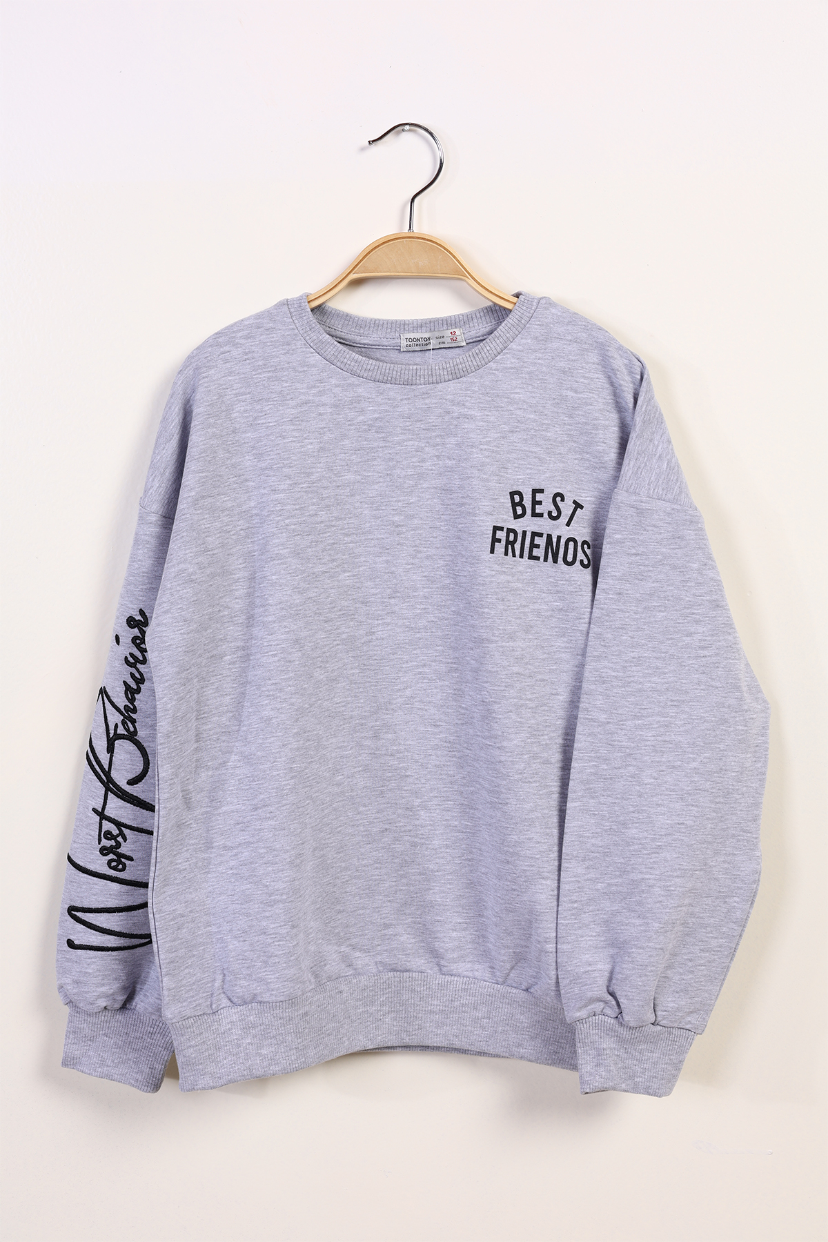 Toontoy Kız Çocuk Best Frıends Baskılı Sweatshirt