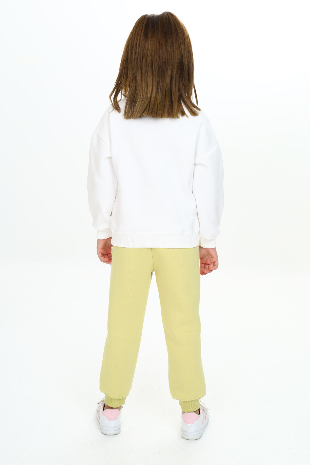 Toontoy Kız Çocuk Yarım Balıkçı Yaka Grow Baskılı Eşofman Takım