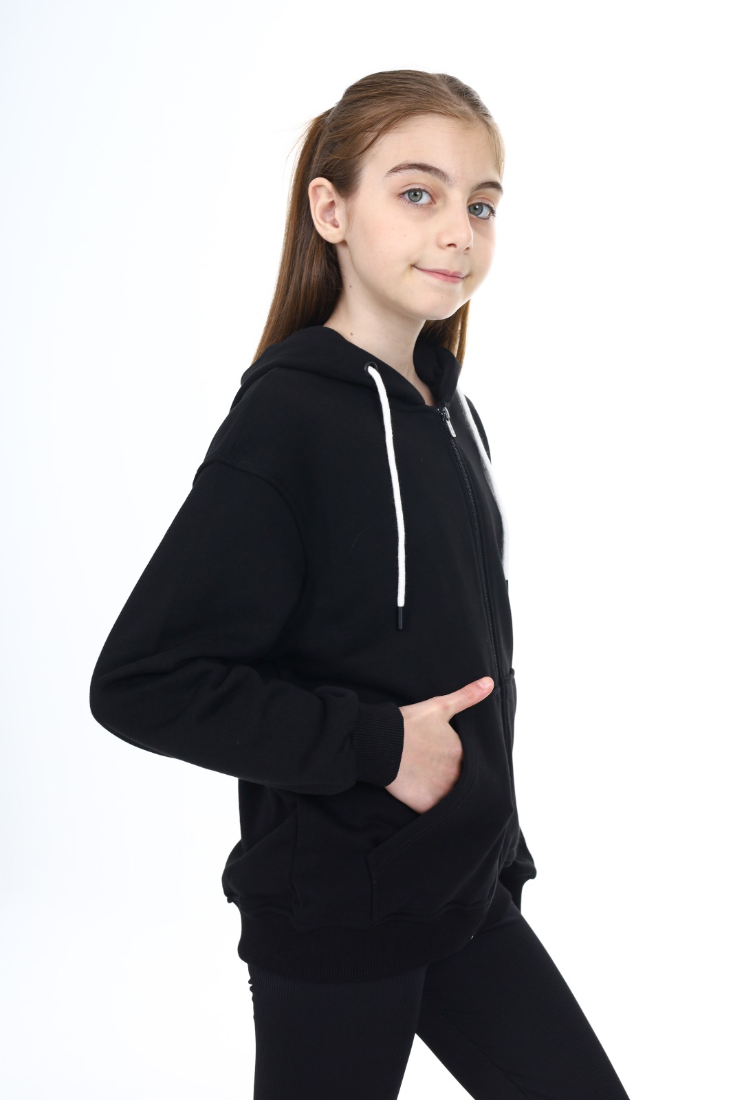 Toontoy Kız Çocuk Baskılı Hırka