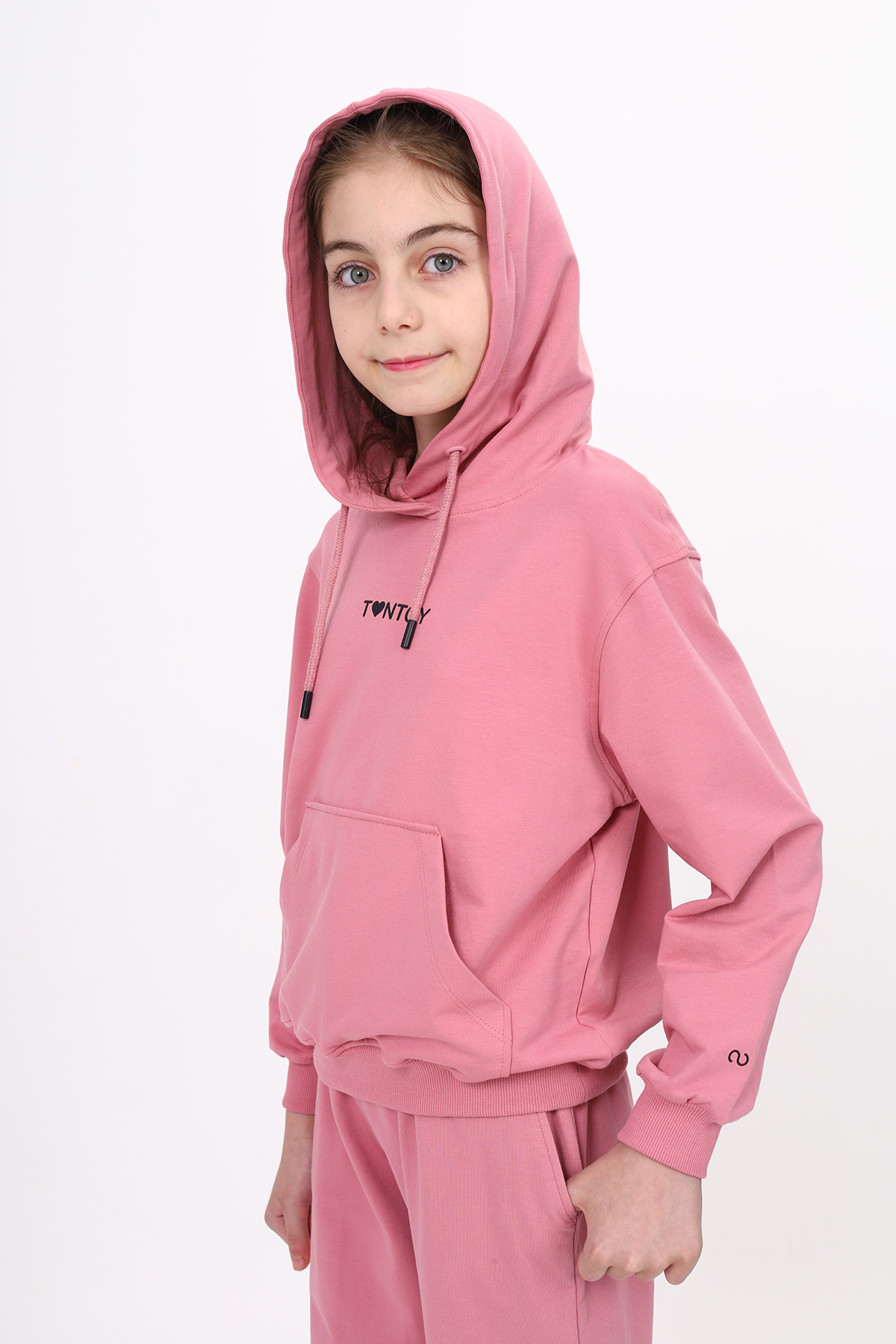 Toontoy Kız Çocuk Baskılı Sweatshirt